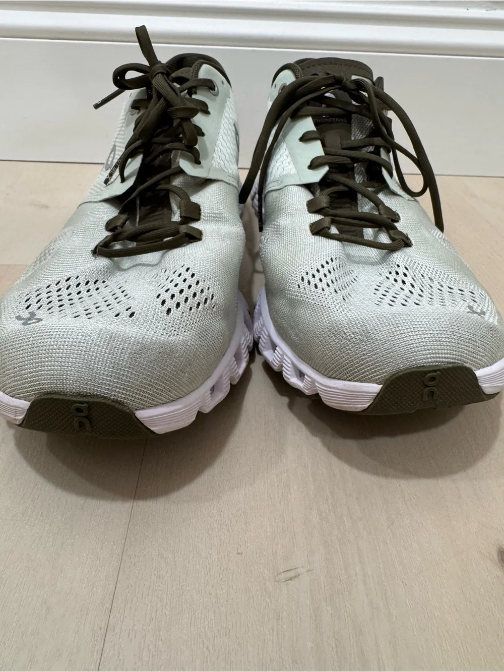 On Running X Cloud 2 Men's Shoe Aloe/White Green Men's 9.5